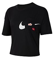 Nike Icon Clash Training - T-shirt fitness e training - donna, Black