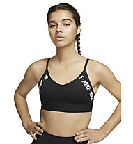 Nike Indy Logo - reggiseno sportivo - donna, Black