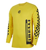 Nike Inter - maglia calcio a manica lunga, Yellow