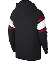 Nike Jordan Air Fleece Pullover Hoodie - Kapuzenpullover - Herren, Black/Red/White