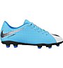 Nike Jr. Hypervenom Phade III FG - scarpe da calcio bambino, Blue/White