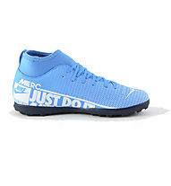 Nike JR Superfly 7 CLUB TF - scarpe da calcio terreni duri - ragazzo, Light Blue
