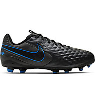 Nike Jr. Tiempo Legend 8 Academy MG - scarpe da calcio multiterreno, Black/Blue