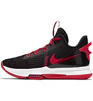 Nike LeBron Witness 5 - Basketballschuh - Herren, Black/Red