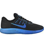 Nike LunarGlide 8 - scarpe running stabili - uomo, Black/Blue