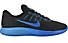 Nike LunarGlide 8 - scarpe running stabili - uomo, Black/Blue