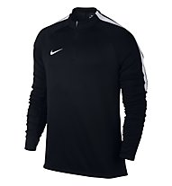 Nike Dril Top Squad Herren-Langarm-Fußballtrikot, Black/White