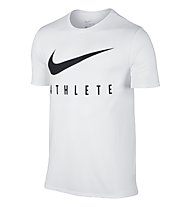 Nike Dry Tee Athlete - Fitnessshirt Kurzarm - Herren, White