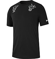 Nike Dri-FIT - T-shirt fitness - uomo, Black