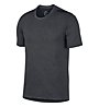 Nike Dry Top SS - T-shirt fitness - uomo, Black/Smoke