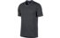 Nike Dry Top SS - T-shirt fitness - uomo, Black/Smoke