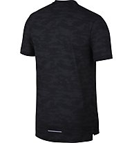 Nike Rise 365 Camo - T-Shirt Running - Herren, Black