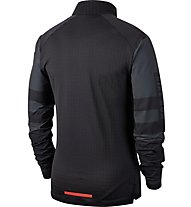 Nike Long-Sleeve Running - felpa running - uomo, Black