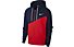 Nike Sportswear Swoosh Full-Zip Hoodie - felpa con cappuccio - uomo, Blue/Red