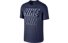 Nike Sportswear Advance 15 - Fitness-Shirt Kurzarm - Herren, Binary Blue