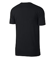 Nike Sportswear T-Shirt Swoosh Block - Fitness-Shirt - Herren, Black/White