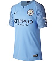 Nike Manchester City FC Stadium Home - maglia calcio - ragazzo, Light Blue
