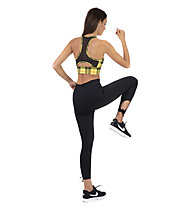 Nike Medium Support Sports - reggiseno sportivo a supporto medio - donna, Black/Yellow