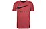 Nike Men's Dri-Blend Mesh Swoosh Athlete Training T-Shirt Fitness, Red
