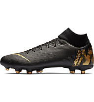 Nike Mercurial Superfly VI Academy MG - scarpe da calcio multiterreno, Black/Gold