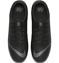 Nike Mercurial Vapor 12 Academy SG-PRO - Fußballschuhe weicher Boden, Black