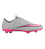 Nike Mercurial Veloce II FG - Scarpe da Calcio Terreni Compatti, Wolf Grey/Hyper Pink/Black