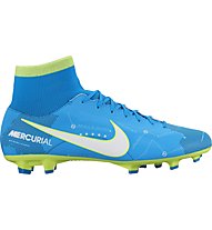 Nike Mercurial Victory VI DF Neymar FG - scarpa da calcio terreni compatti, Blue/White