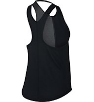 Nike Miler - top running - donna, Black/Grey