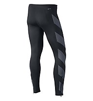 Nike Dri-FIT Flash Tights pantaloni running, Black/Reflective Silver