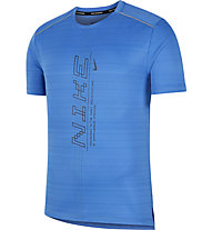 Nike Dri-FIT Miler - Laufshirt - Herren, Light Blue