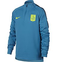 Nike Nike Dry Neymar Squad Drill - maglia calcio a manica lunga - uomo/bambino, Blue