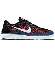 Nike Free Run Distance 2 - scarpe running neutre - uomo, Black/Orange/Blue