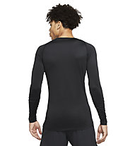 Nike Pro - maglia a maniche lunghe - uomo, Black/White