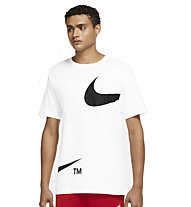 Nike Nike Sportswear M's - T-shirt fitness - uomo , White/Black