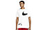 Nike Nike Sportswear M's - T-Shirt Fitness - Herren , White/Black