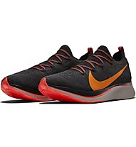 Nike Zoom Fly Flyknit - scarpe running da gara - uomo, Black/Orange