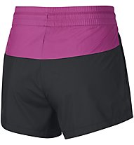 Nike Sportswear Heritage Woven - pantaloni corti fitness - donna, Black/Pink