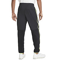 Nike NSW M's Fleece - pantaloni lunghi fitness - uomo, Black/Yellow