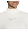 Nike Crop - maglia a manica lunga - donna, White