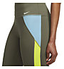 Nike One Dri-FIT W Mid-Rise C - pantaloni fitness - donna, Green