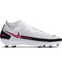 Nike Phantom GT Academy Dynamic Fit FG/MG - scarpa calcio terreni compatti, White/Pink