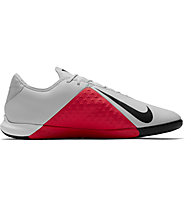 Nike Phantom Vision Academy Dynamic Fit IC - Fußballschuh Halle, Light Grey/Red