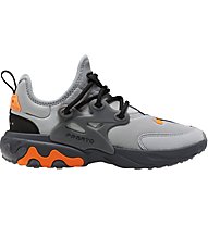 Nike Presto React - sneakers - bambino, Grey/Black/Orange