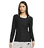 Nike Printed Long-Sleev - maglia a maniche lunghe - donna, Black