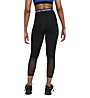 Nike Pro 365 W 7/8 Tights - pantaloni fitness - donna, Black