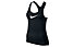 Nike Pro Cool - top fitness - donna, Black