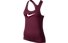 Nike Pro Cool - top fitness - donna, Dark Red