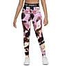 Nike Pro Dri-FIT Big - pantaloni fitness - ragazza, Pink/Black