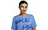 Nike Pro Dri-FIT Graphic W - T-shirt - donna, Light Blue