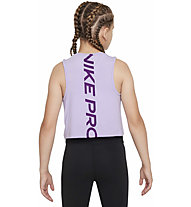 Nike Pro Dri-FIT Jr - top - ragazza, Purple